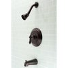 Kingston Brass KB3635ACL Single-Handle Tub and Shower Faucet, Oil Rubbed Bronze KB3635ACL